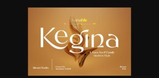 Kegina Font Poster 1