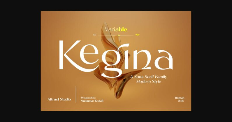 Kegina Font Poster 1