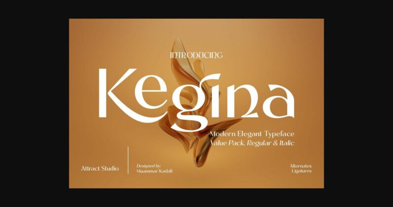 Kegina Font Poster 3