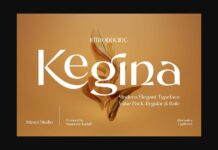 Kegina Font Poster 1