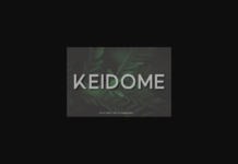 Keidome Font Poster 1