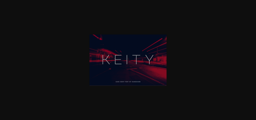 Keity Font Poster 3