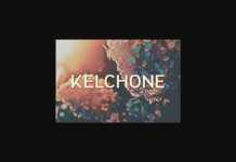 Kelchone Font Poster 1