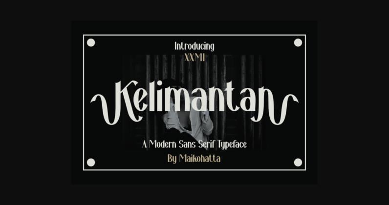 Kelimantan Font Poster 3