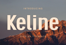 Keline Font Poster 1