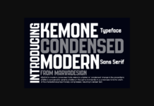 Kemone Font Poster 1