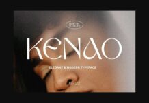 Kenao Font Poster 1