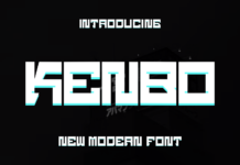 Kenbo Font Kenbo Font Poster 1