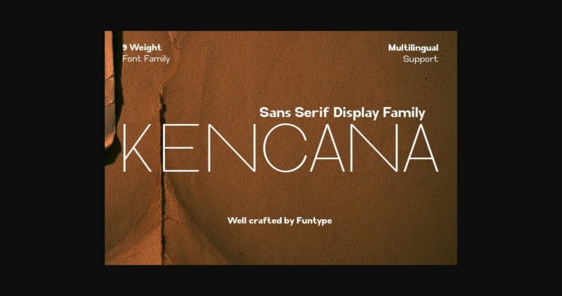 Kencana Font Poster 3