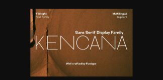 Kencana Font Poster 1