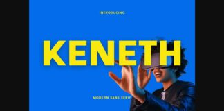 Keneth Font Poster 1