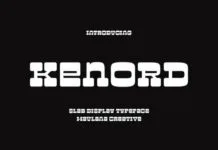 Kenord Font Kenord fonts