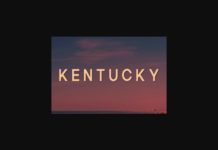 Kentucky Font Kentucky Font Poster 1