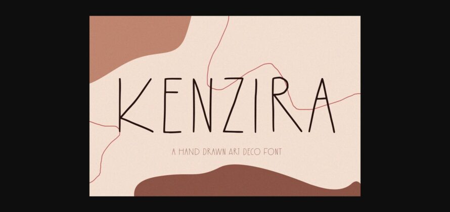 Kenzira Font Poster 3