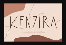 Kenzira Font Poster 1