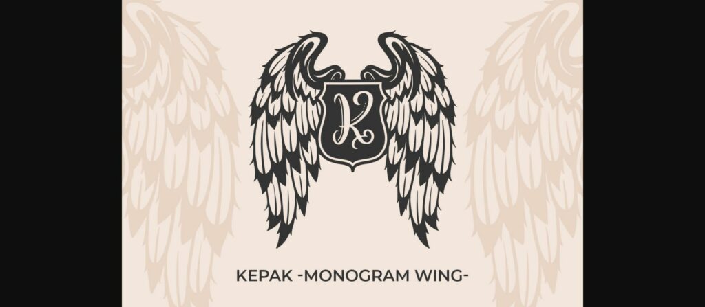Kepak Monogram Font Poster 3