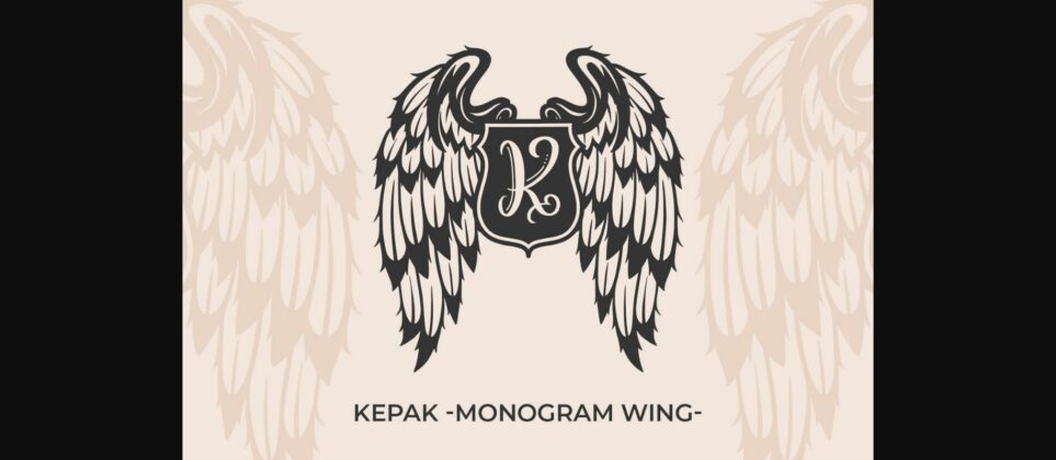 Kepak Monogram Font Poster 3