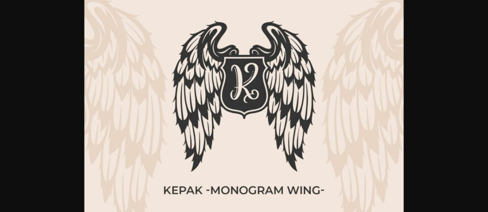 Kepak Monogram Font Poster 3