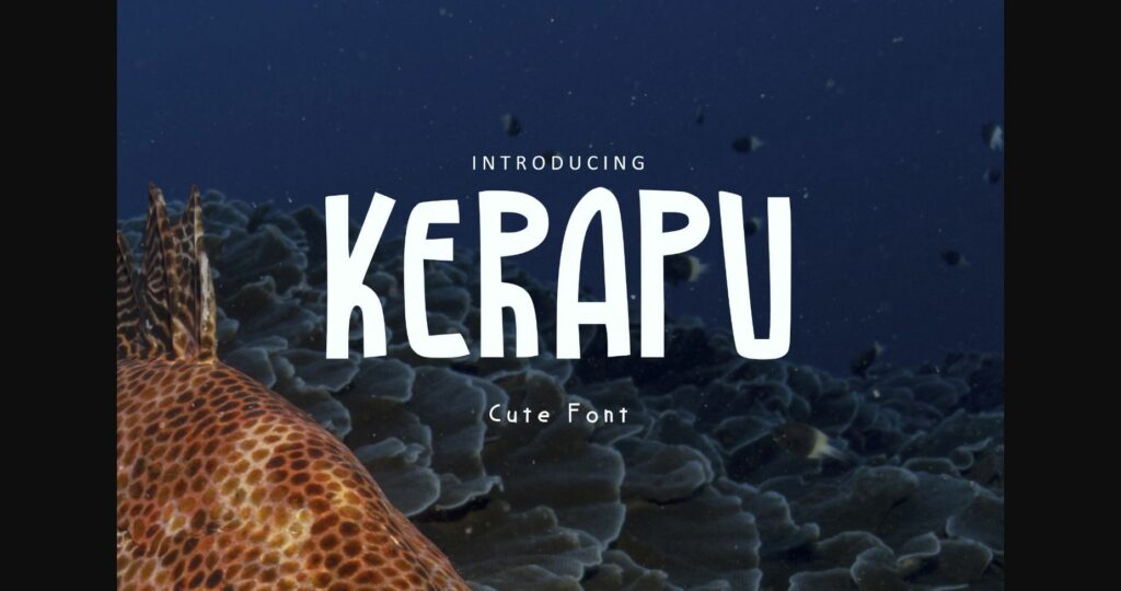 Kerapu Font Poster 3