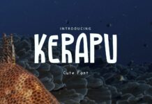 Kerapu Font Poster 1