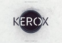 Kerox Font Poster 1