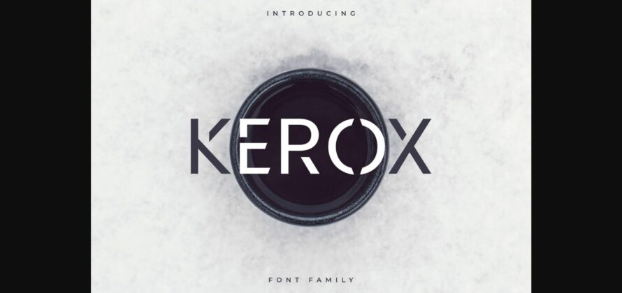 Kerox Font Poster 1