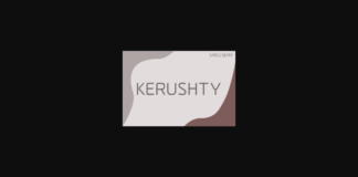 Kerushty Font Poster 1