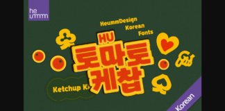 Ketchup Kr Font Poster 1