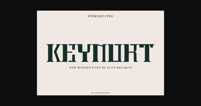 Keynort Font Poster 3