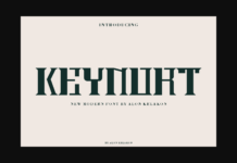 Keynort Font Poster 1