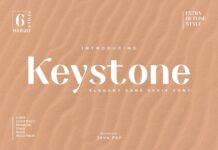 Keystone Font Poster 1