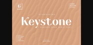 Keystone Font Poster 1