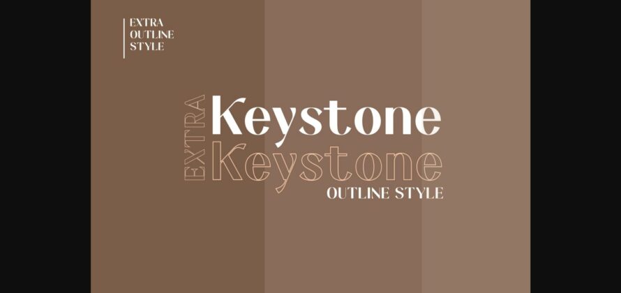 Keystone Font Poster 6