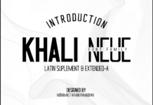 Khali Neue Font Poster 1