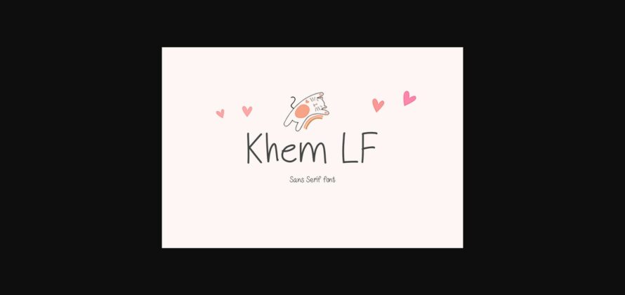 Khem Lf Font Poster 3