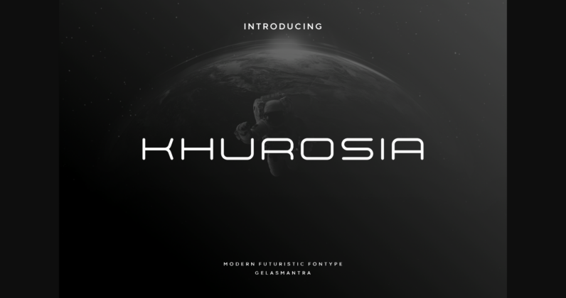 Khorusia Font Poster 3