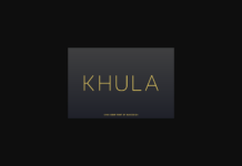 Khula Font Poster 1