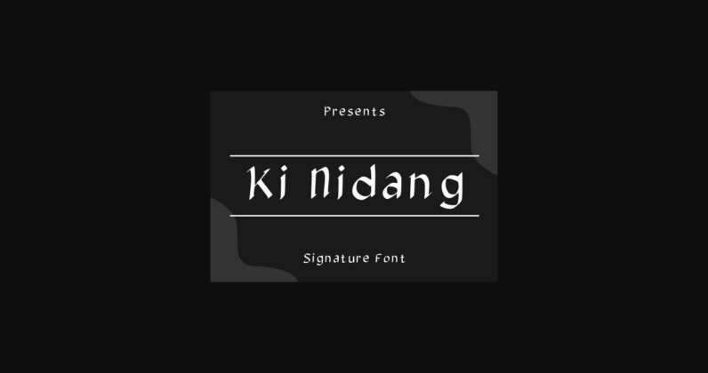 Ki Nidang Poster 1