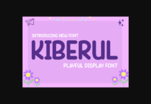 Kiberul Font Poster 1