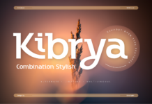 Kibrya Font Poster 1