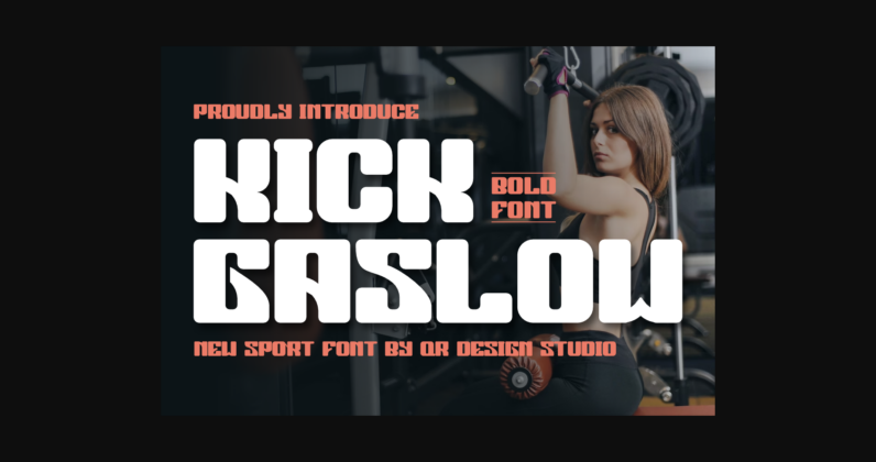 Kick Gaslow Font Poster 3