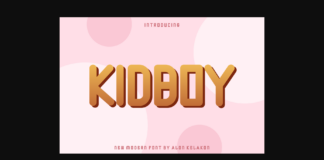 Kidboy Font Poster 1