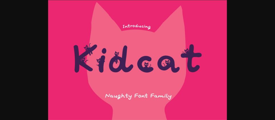 Kidcat Font Poster 3