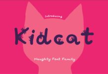 Kidcat Font Poster 1