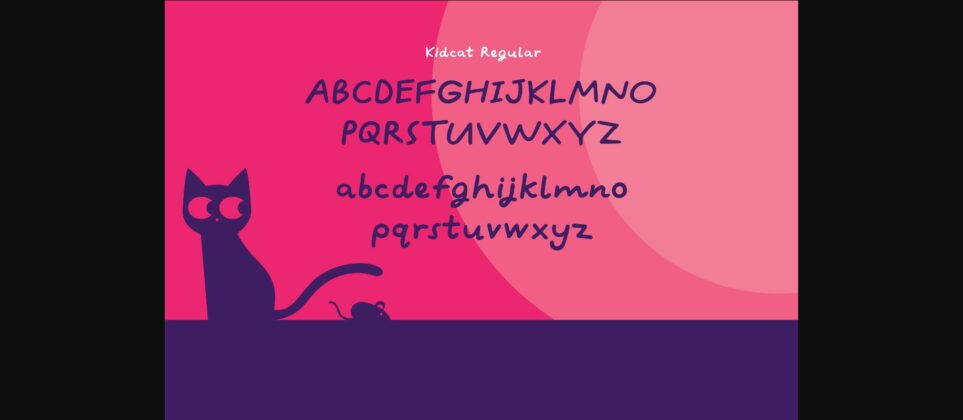 Kidcat Font Poster 2