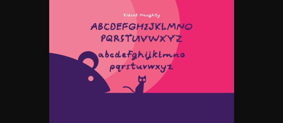 Kidcat Font Poster 5