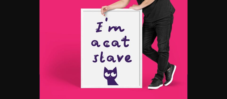 Kidcat Font Poster 8