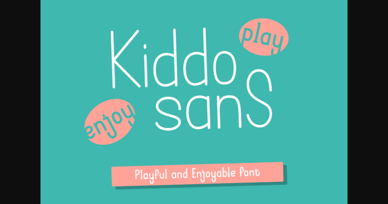 Kiddo Sans Font Poster 3