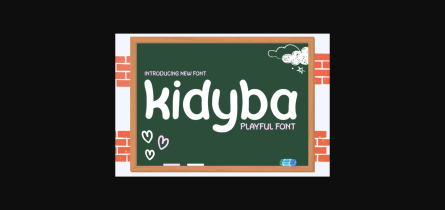 Kidyba Font Poster 3