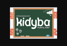 Kidyba Font Poster 1